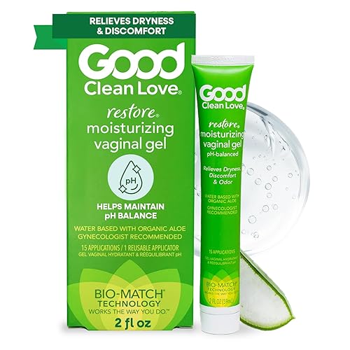 Good Clean Love Restore Moisturizing Vaginal Gel, pH-Balanced Vaginal Moisturizer, Water-Based Feminine Care with Aloe Vera & Lactic Acid, Reduces Dryness, Discomfort & Odor for Women, 2 Oz - 2 Fl Oz (Pack of 1)