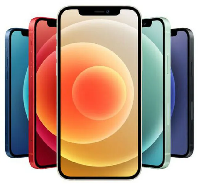 Apple iPhone 12 64GB/128GB/256<wbr/>GB - ALL COLOURS - UNLOCKED - GOOD CONDITION