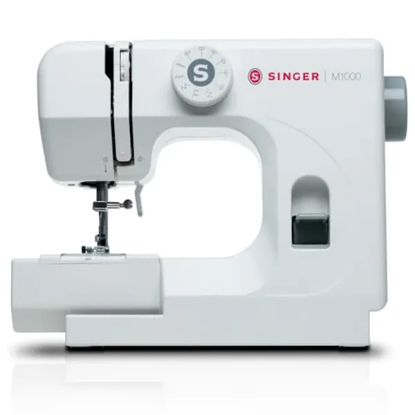 SINGER M1000.662 Lightweight & Portable Sewing Machine With 32 Stitch Applications, LED Light & Top drop-in bobbin for Hems | Great for Mending