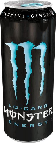 Monster Energy Drink, Lo-Carb, 12-Ounce Cans (Pack of 24)