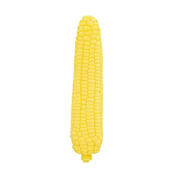 7.87 inch Corn Shape Soft Silicone Realistic Dildo Sex Toy Clitoral Dildo Anal Dildo Plug with Textures for Women Men - Corn - CORN