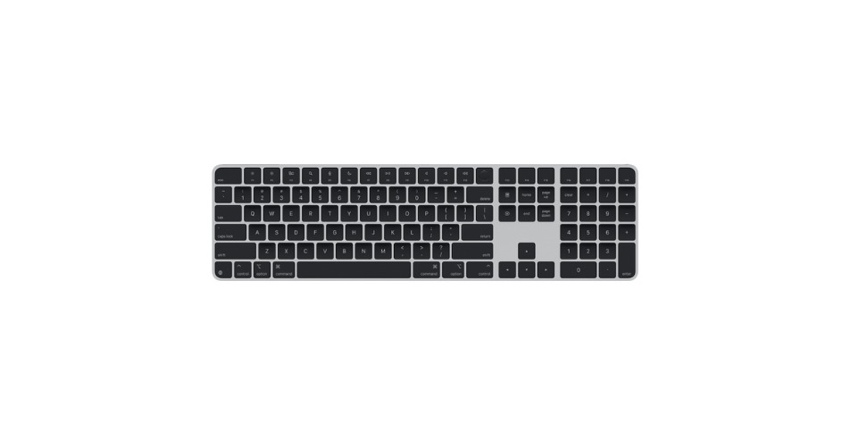 Magic Keyboard with Touch ID and Numeric Keypad for Mac models with Apple silicon (USB-C) - US English - Black Keys