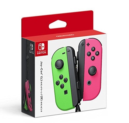 Nintendo Switch - Joy-Con Set - Neon-Pink / Neon-Green - Brand New