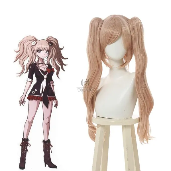 Buy Danganronpa: Trigger Happy Havoc Enoshima Junko Pink Long Cosplay Wig For Sale - RoleCosplay.com