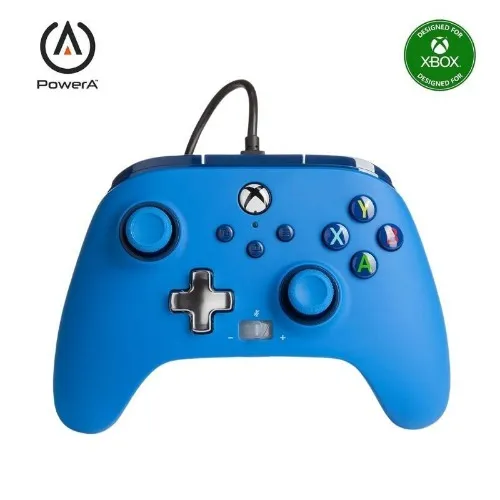 [Controller] PowerA Enhanced Wired Controller for Xbox Series X|S, Xbox One, Windows 10/11 - Blue (1518811-02)