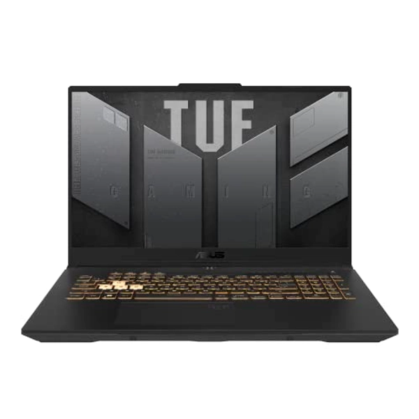 ASUS TUF F17-TUF707ZC4-HX023 PC Portable Gamer 17" Full HD 144Hz (Intel Core i5-12500H, GeForce RTX 3050, 16G RAM, 512Go PCIe SSD) sans OS Clavier Rétroéclairé AZERTY Français RGB 1 Zone