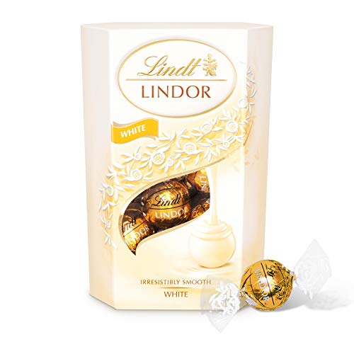 Lindt Lindor White Chocolate Truffles Box, 200g