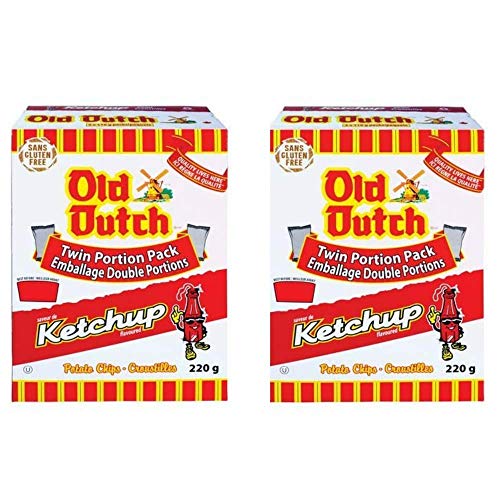 2 Boxes of Old Dutch Ketchup Chips (2 x 220G) Bundle {Imported from Canada}+