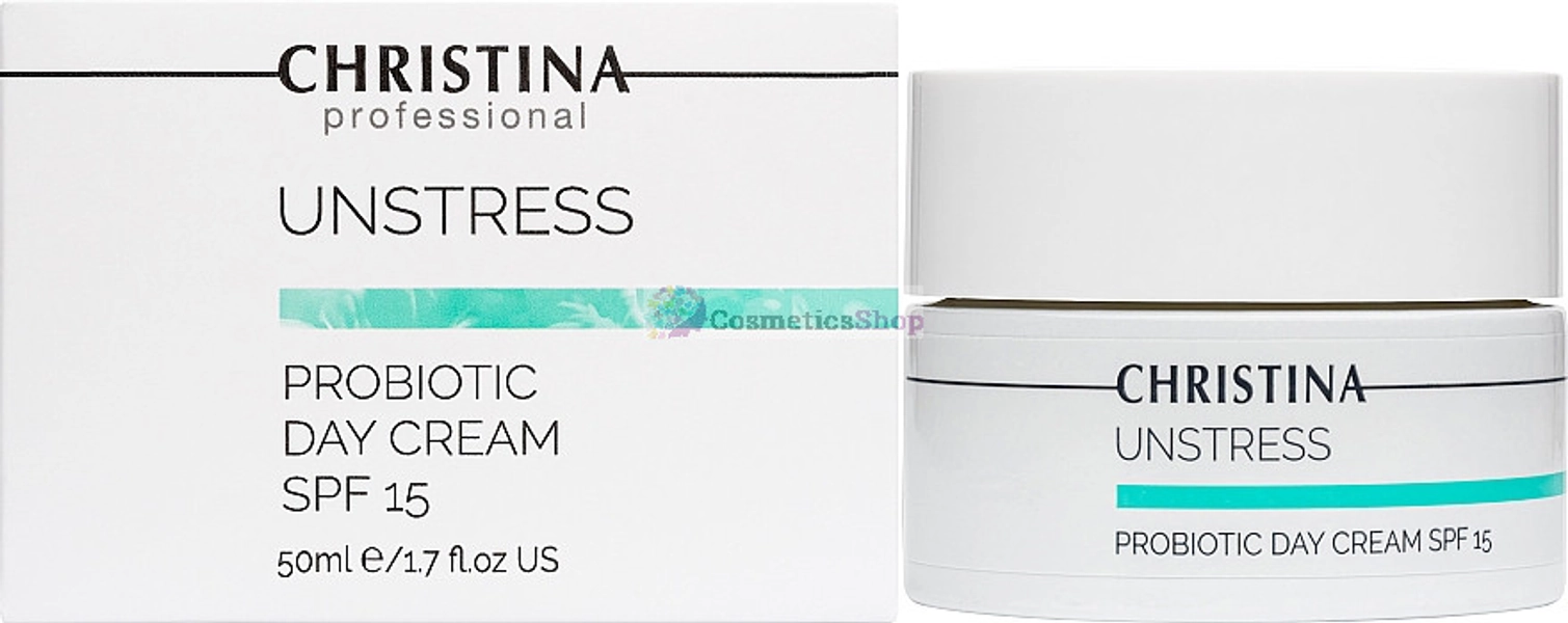 Christina Unstress- Probiotic Day Cream SPF15 50 ml.