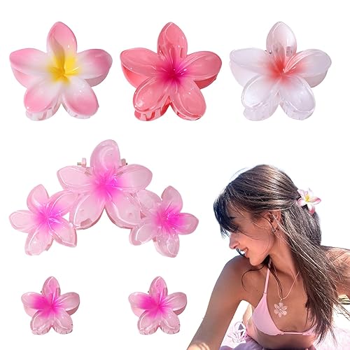 Kasmena 6PCS Flower Hair Clips f