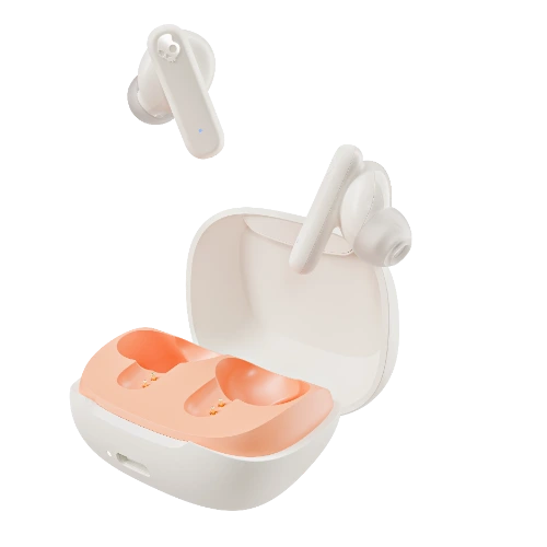 Skullcandy Smokin' Buds XT True Wireless in-Ear Earbuds, Bone