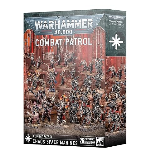 Warhammer 40k Games Work - Combat Patrol: Chaos Space Marines, Multicolor