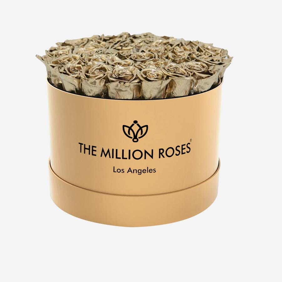 Supreme Gold Box | Gold Roses | Gold / Gold