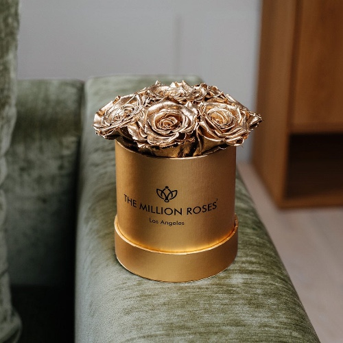 Basic Gold Box | Gold Roses | Gold / Gold
