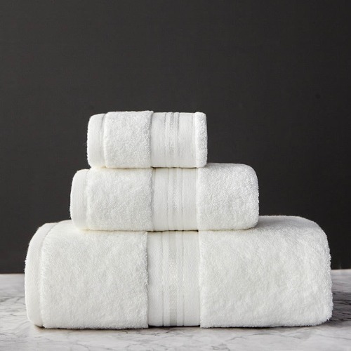 Egyptian Cotton Towels - White / Towel Set