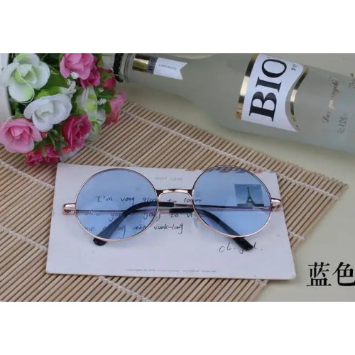 Candy Colored Circle Glasses for Every Style and Aesthetic - Blue