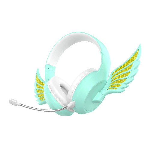 Winged LED Wireless Headphones - Green