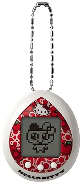 TAMAGOTCHI Nano Hello Kitty 50th Anniversary Red Shell | 4cm Red Hello Kitty Virtual Pet Handheld Games Machine | Raise An Electronic Cyber Pet With Hello Kitty's Help With This Sanrio Toy