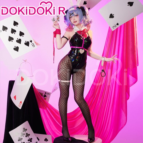 DokiDoki-R VSINGER Cosplay Rabbit Hole Costume Bunny Girl Sexy Black | L-Order Processing Time Refer to Description Page