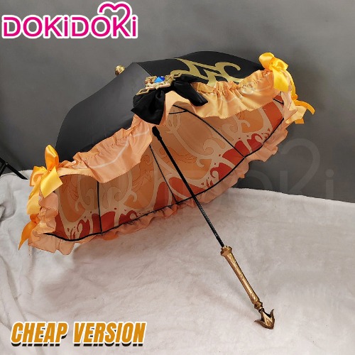 【Cheap Ver In Stock】DokiDoki Game Genshin Impact Cosplay Navia Umbrella Prop Fontaine/ Sunglasses | Cheap Ver. Without Glasses-In Stock