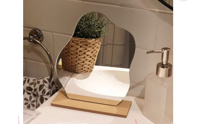 Aesthetic Vanity Mirror Frameless