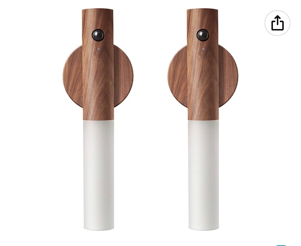 Night Lights- Walnut Wood 2 pcs
