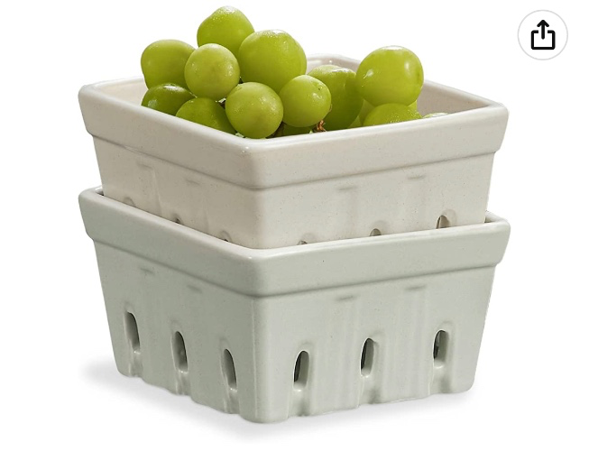 Ceramic Berry Basket