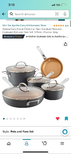Hard Anodized Nonstick Cookware
