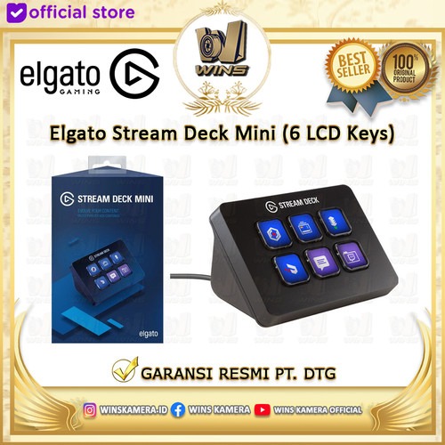 Elgato Stream Deck Mini 6 LCD Keys Live Controller - Garansi Resmi di Wins Official Store | Tokopedia