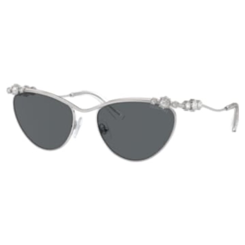 Sunglasses, Oval shape, SK7017, Silver tone