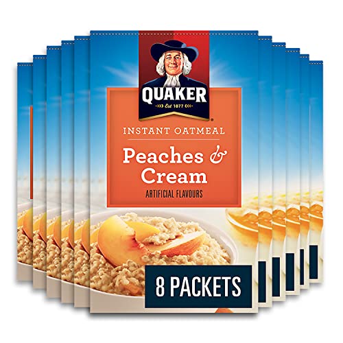 12x8 Boxes Instant Oatmeal Peaches and Cream