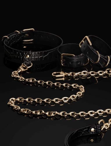 Crocodile Black Bondage Kit | Default Title