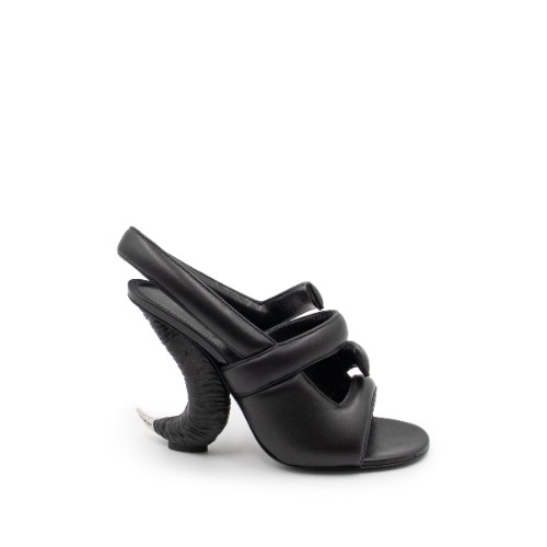 Horn 4G Slingback Sandal 105 in Black | 38 / BLACK