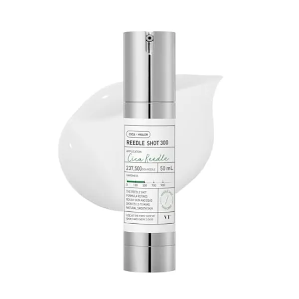 VT COSMETICS CICA Reedle Shot 300 Essence | Intensive Face Essence, Centella Complex, Hyaluronic Acid, Green Propolis Extract 1.69Fl Oz (50ml)