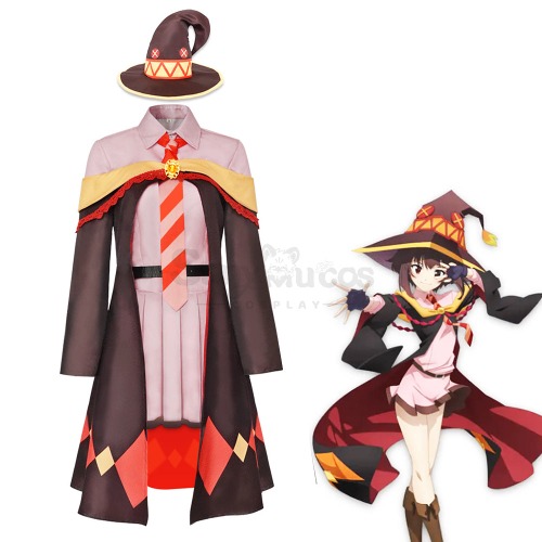 【In Stock】Anime KonoSuba: God's Blessing on This Wonderful World Cosplay Megumin Cosplay Costume - XS