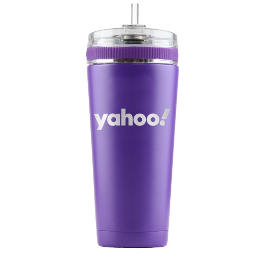 Yahoo Custom 26oz Flex Bottle - Purple
