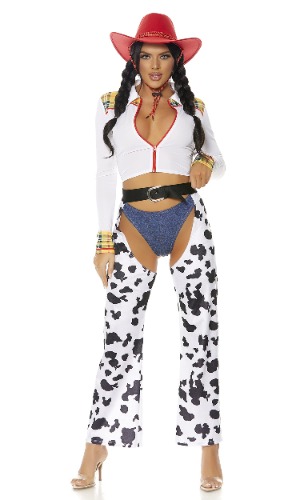 Forplay womens Keep It Light Sexy Cowgirl Costume, Multicolor, X-Small-Small