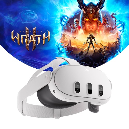 Meta Quest 3 128GB — Breakthrough Mixed Reality Headset (Asgard’s Wrath 2 Game included with purchase) - Headset Only
