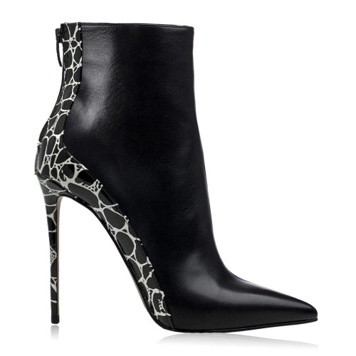 CANDICE BLACK LEATHER | 39 / 120mm/4,8 in