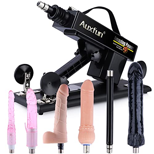 Automatic Sex Machine Sex Toys,Thrusting Machines for Men Women,Love Machine Device Gun with 6 Attachments - 10 Piece Set