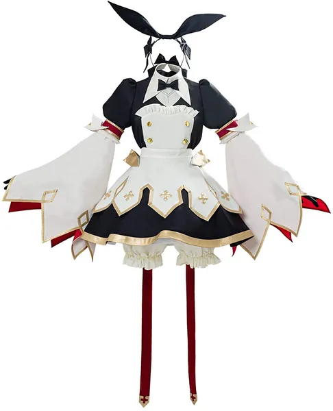 Fate/Grand Order FGO Apocrypha FA Rider Astolfo Cosplay Kostüm Freizeitanzug Dienstmädchen Kleid Halloween - XL Dienstmädchenkleid