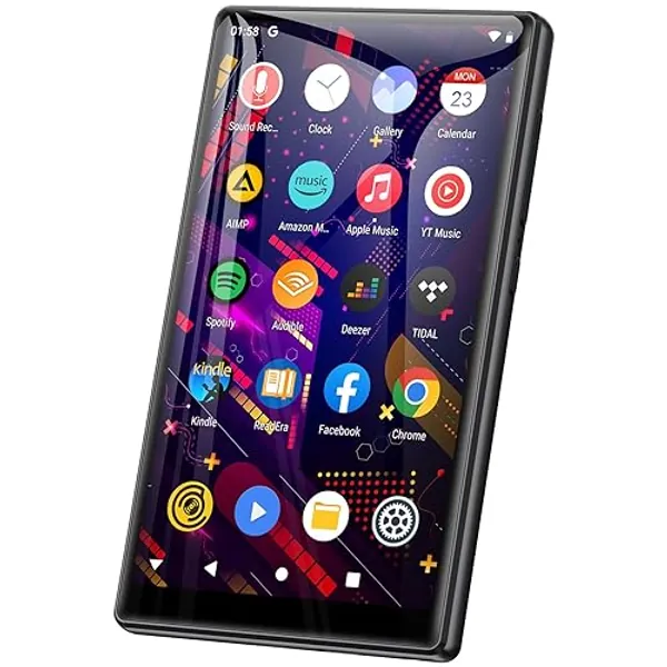 Lettore MP3 da 160 GB con Bluetooth WiFi, MECHEN 5" IPS Touch Screen 1080P Android MTK 8 core Streaming MP4 Player, preinstallato Spotify Audible Deezer Amazon Music