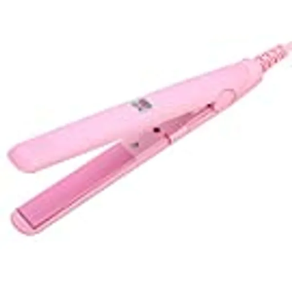 Mini Curling Iron, 2 in 1 Hair Straightener Ceramic Flat Iron Tourmaline Plate Hair Straightener Curler Beauty Heating Curler Professional Hair Styling Tool (#4)