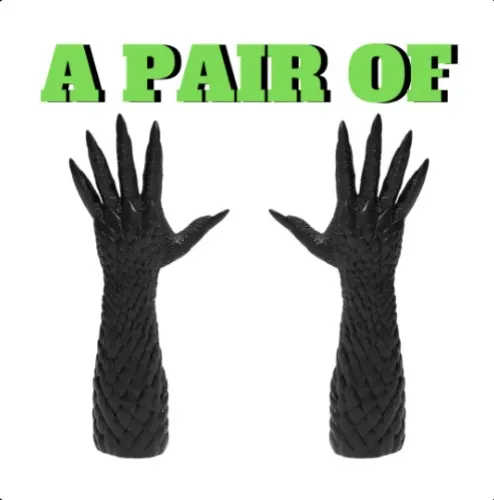 Furrjoi Dragon Scale Long Gloves