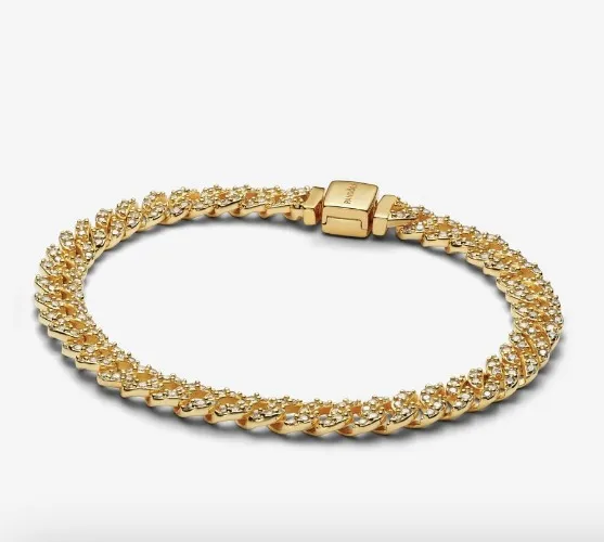Pavé Cuban Chain Bracelet