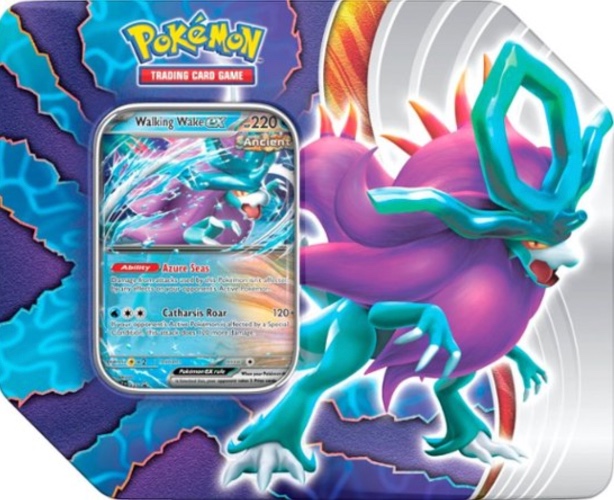 Pokemon Paradox Clash Tin - Walking Wake