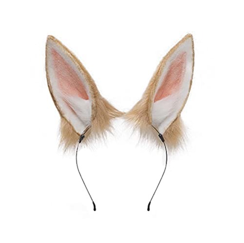 Bunny Headwear Artificial Rabbit Ear Headband Simulation - 1-camel