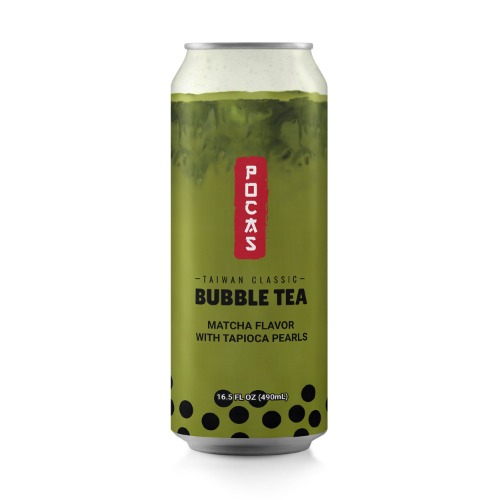POCAS BUBBLE TEA MATCHA 8/16.5FL OZ(692214) | Default Title
