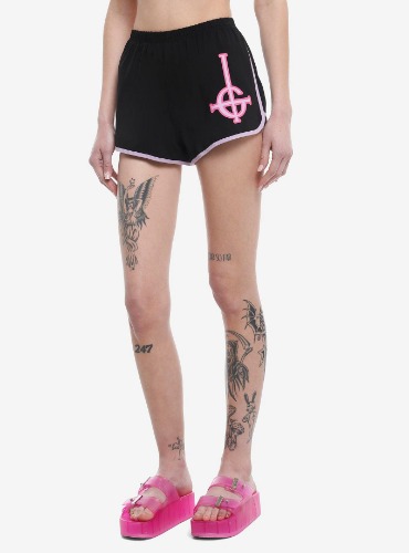 Ghost Logo Girls Lounge Shorts