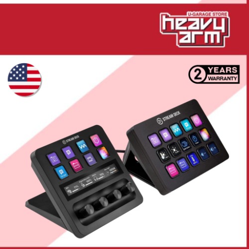 Elgato Stream Deck MK2 | Stream Deck+ | Content Creation Customizable LCD Keys (PC/Mac) * Fully Customizable Keys *